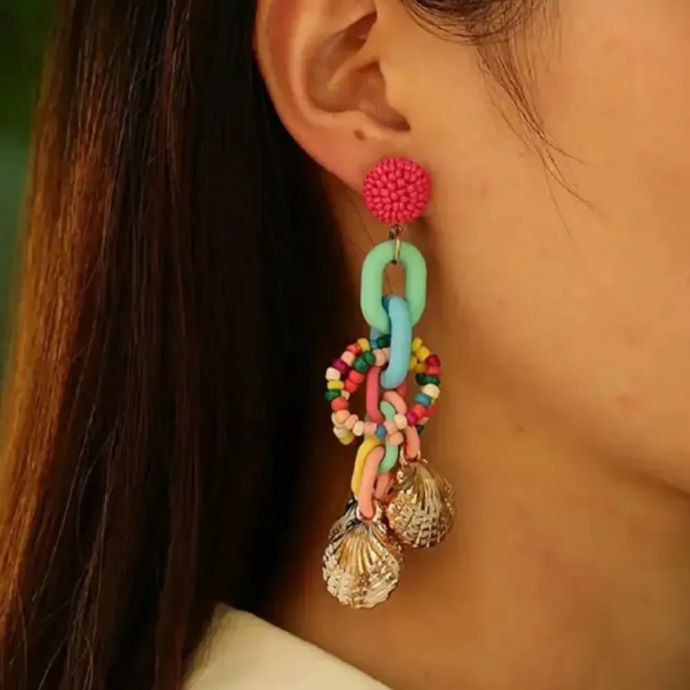 boho dangle summer earrings A545